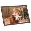 vidaXL Fotorámiky na stenu alebo stôl 3 ks hnedé 42x59,4 cm MDF