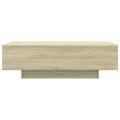 vidaXL Konferenčný stolík, dub sonoma 100x49,5x31 cm kompozitné drevo