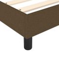 vidaXL Posteľný rám s boxspringom tmavohnedá 140x200 cm látka