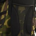 vidaXL Turistický batoh maskáčová zelená 100 l oxfordská látka