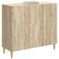 vidaXL Servírovacia skriňa Dub sonoma 89 x 34,5 x 80 cm