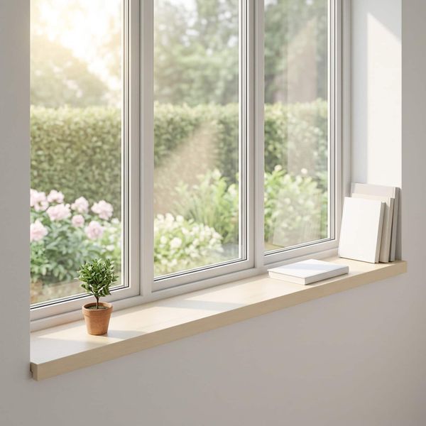 vidaXL Parapety 2 ks Biela 140 x 15 x 2 cm Masívne dubové drevo