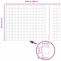 vidaXL Euro plot 0,8 x 25 m Železo potiahnuté PVC Sivá