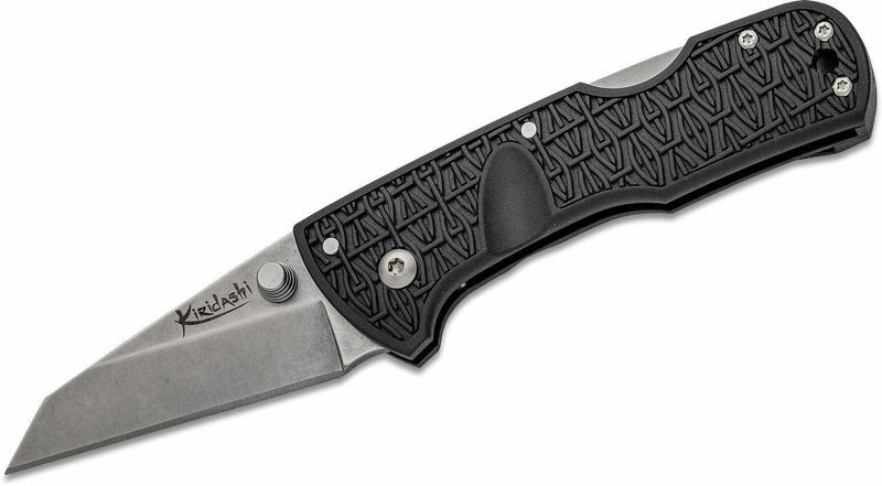 Cold Steel 20KPL Kiridashi vreckový nôž 6,4 cm, Stonewash, čierna, Griv-Ex