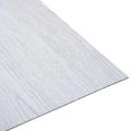 vidaXL Samo-lepiace podlahové dosky Biela 30,5 x 30,5 cm 20 ks PVC