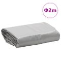 vidaXL Celta, sivá Ø 2 m 650 g/m²