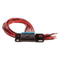 Zásuvka OBD2 s 16 pinmi ukončená 9 cm propojovacími kábliami SIXTOL