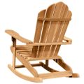 vidaXL Adirondack hojdačka 2 ks Hnedá Tíkový masív