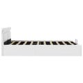 vidaXL Hydraulický posteľný rám+úložný priestor, LED, 120x200 cm