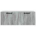 vidaXL Nástenná TV skrinka Nástenný Sivá sonoma 78,5 x 31 x 30 cm