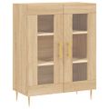 vidaXL Vysoká skrinka dub sonoma 69,5x34x180 cm spracované drevo