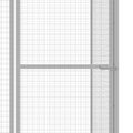 vidaXL Klietka pre mačky 4,5x1,5x1,5 m, pozinkovaná oceľ