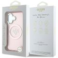 Guess Hardcase MagSafe IML Metal Mountain Logo Case for iPhone 16 6,1" Pink