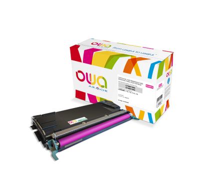 OWA Armor toner kompatibilný s Lexmark C748H1MG,X748H1MG, 10000st, červená/magenta