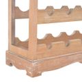vidaXL Skrinka na víno, hnedá 70x22,5x70,5 cm, MDF