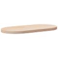 vidaXL Stolová doska 90x45x2,5 cm masívne borovicové drevo oválny tvar