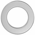 vidaXL Podložky 12 ks Strieborná 10 x 10 x 1,2 mm Železo
