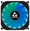 CHIEFTEC sada ventilátorů Tornado / 3x 120mm fan / RGB LED / RGB ovladač / Dálkové ovládání / ultratichý 16 dBa Ventilátor, 120mm, RGB podsvícení, ultratichý 16dBa, RGB ovladac, dálkové ovládání, sada 3ks