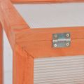 vidaXL Skleník, drevo 75x47x109 cm