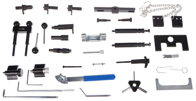 Přípravek pro časování naftových/benzínový motorů MECHANIC ENGINE TIMING 34, VAG TDI, 34ks SIXTOL