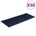 vidaXL Schodové rohože, samolepiace, 30 ks, 60x25 cm, námornícke, obdĺžnikové