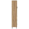vidaXL Highboard Remeselný dub 34,5 x 34 x 180 cm Kompozitné drevo