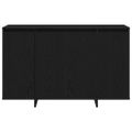 vidaXL Servírovacia skriňa Čierny dub 120 x 41 x 75 cm