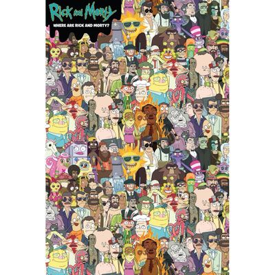 Plagát Rick and Morty - Where s Rick