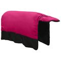 vidaXL Plášť pre kone Ružová a čierna 85 cm Polyester