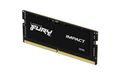 Kingston FURY Impact/SO-DIMM DDR5/8GB/4800MHz/CL38/1x8GB/Black Operačná pamäť, DDR5, 8GB, 4800MHz, SO-DIMM, CL38, 1,1V, čierna
