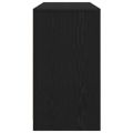 vidaXL Stôl čierna dub 120x42x76 cm kompozitné drevo