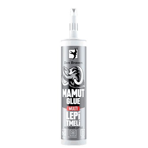Lepidlo DEN BRAVEN MAMUT MULTI vysokopevnostné 290ml biele