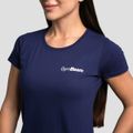 Dámske tričko Basic Navy Blue - GymBeam, veľkosť M, veľkosť oblečenia M