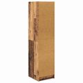 vidaXL Highboard Staré drevo 35 x 37 x 142 cm Kompozitné drevo