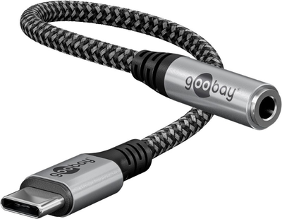 Adaptér GOOBAY 74056 USB-C/JACK 3,5mm (pre počúvanie hudby)