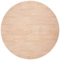 vidaXL Okrúhla stolová doska Ø60x2,5 cm neošetrený dubový masív