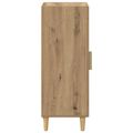 vidaXL Servírovacia skriňa Remeselný dub 34.5 x 32.5 x 90 cm