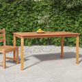vidaXL Záhradný jedálenský stôl 150x90x75 cm tíkové masívne drevo