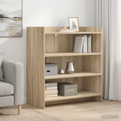 vidaXL Servírovacia skriňa Dub sonoma 75 x 36 x 80 cm Kompozitné drevo