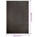 vidaXL Koberec ZIZUR 200x290 cm, jutový vzhľad, interiér a exteriér