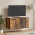 vidaXL Nástenná TV skrinka Nástenný Staré drevo 59,5 x 31 x 30 cm