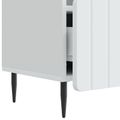 vidaXL TV skrinka Biela 102 x 34,5 x 50 cm Kompozitné drevo