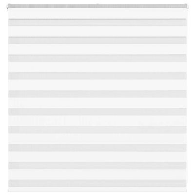 vidaXL Zebra roleta biela 140x100 cm šírka látky 135,9cm polyester