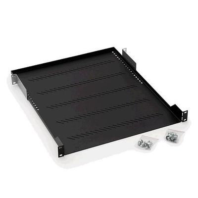 19'' polica A1 s perforáciou 850mm, max.40kg čierna