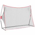 vidaXL Pomôcka na tréning golfu Čierna 314 x 92 x 214 cm Polyester