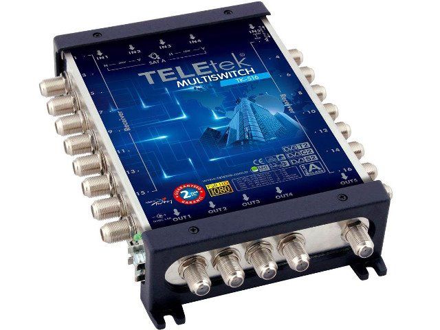 Teletek TK-516 - multiprepínač 5/16 kaskádový