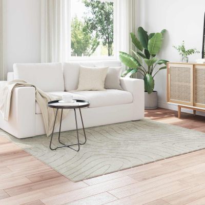 vidaXL Kusové koberce Štvorcový PALMERAS Zelená 120 x 120 cm Polyester