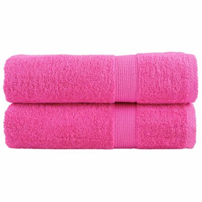 vidaXL Prémiové utierky na ruky SOLUND 2 ks ružové 50x100 cm 600 g/m²