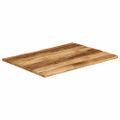 vidaXL Stolová doska s ostrým okrajom 100x80x3,8 cm masívne drevo, surové mango