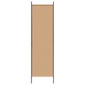 vidaXL 4-panelový rozdeľovač miestnosti Béžová 200 x 180 cm Látka